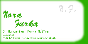nora furka business card